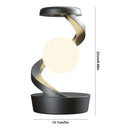 Rotating Wireless RGB Floating Moon Lamp-12