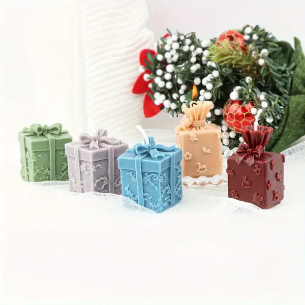 Christmas Gift Box Candle -Pack of 6