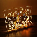 3D Acrylic Writing Board with Pen & Light-1
