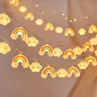 Rainbow & Cloud Festive String Lights - 0