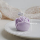 Rose Bud Scented Candle ( PACK OF 3 )-5