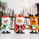 Cute Twistable Spring Santa & Snowman Set - Battery-Free Walking Toys, Perfect for Party Gifts- ( SET OF 6)-2