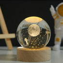 3D Crystal Ball Nightlight Decolamp Solar System Model Decor Science Astronomy Universe Cool Desk Present Space Gifts Decor,-8