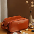 3-layer Double Zipper U-shaped Design Cosmetic Bag-8