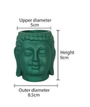 Small Buddha 3.5" Ceramic Pots for Indoor Planters, Flower Pots, Succulent-4