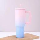 Stainless Steel Tumbler – Matte Finish |Sipper | Leak-Proof | With 2 Straw & Brush 1.2L-6