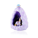 Stellar LED Night Lamp Resin Night Light Boy Statue for Kids Battery Powered Night Light Cute Bedside Lamp Resin Night Light Rechargeable Table Lamp for Kids Bedroom, Home decor, Office, Showcase  (Purple)-6
