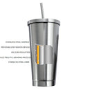Stainless Steel Straw Tumbler – 470ml / 520ml | Insulated & Sleek Design 🥤✨-6