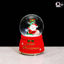 Christmas Snow Globe Colourful Light Crystal Ball Decor Resin Decorative Dome Water Globes-3