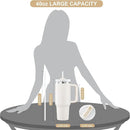 Personalized FleurFlow™ Tumbler with Straw & Lid-12