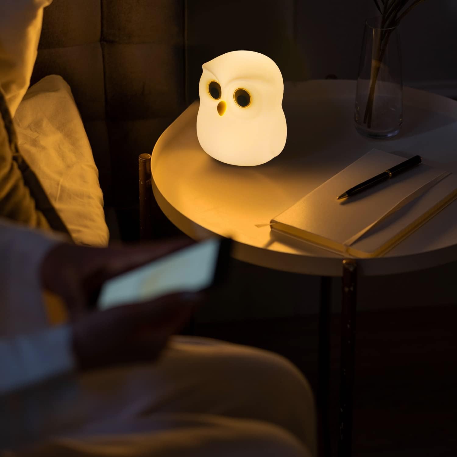 Cute Owl Kids Night Light Lamp - 0