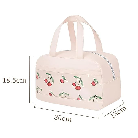 Insulated Lunch Bag for Women – Reusable Lunch Tote with Zipper Closure, Lightweight Thermal Lunch Purse for Work, School & Travel