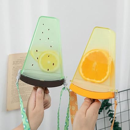 Buy green Kawaii Watermelon Ice Cream Sippers with Strap and Stickers