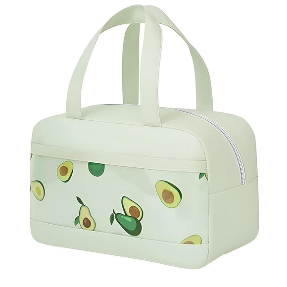 Insulated Lunch Bag for Women – Reusable Lunch Tote with Zipper Closure, Lightweight Thermal Lunch Purse for Work, School & Travel