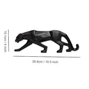 Decorative Black Jaguar Panther Statue Showpiece Leopard Resin Animal Sculpture Decorative Showpiece-2