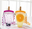 Kawaii Watermelon Ice Cream Sippers with Strap and Stickers-10