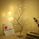 Tabletop Bonsai Tree Light LED Lights Battery/USB Operated Tree Lamp-1