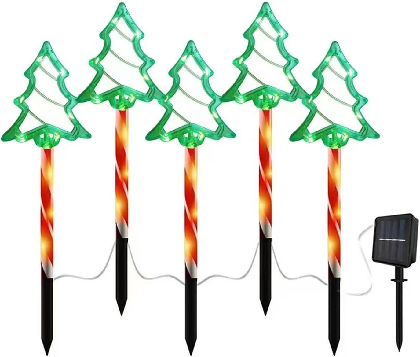 Solar Christmas Tree Garden Light - 0