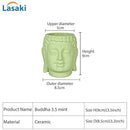 Small Buddha 3.5" Ceramic Pots for Indoor Planters, Flower Pots, Succulent-5