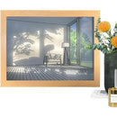 3D LED Light Up Wall Art Light Painting Luminous Light Painting for Wall Decor 23*16*5 cm-7