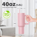 Stainless Steel Tumbler – Matte Finish |Sipper | Leak-Proof | With 2 Straw & Brush 1.2L-18