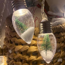 Christmas Tree Snow Globe Tree String Lights-8