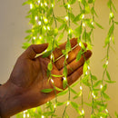 Leaf Curtain LED String Light,- Ideal for Bedroom, Garden, Birthday & Festive Decor (Warm White)-2