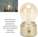 LED Bulb Night Light Retro USB Rechargeable Battery Mood Luminaire Writing Desk Table Lights Portable Bedside Lamp Energy Saving Bedroom Lamp, High Light Transmission Lamp, Study Table Desk Lamp-13