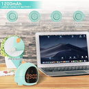 Cute Dinosaur Alarm Clock with USB Charging Port, 2 Alarms Loud LED Display, Snooze Function, Desk Clock Adjustable Ringtone Timed Reminder Dual Alarms, Snooze, Digital Display, Nap Timer, 8 Levels Adjustable  Volume for Kids-6