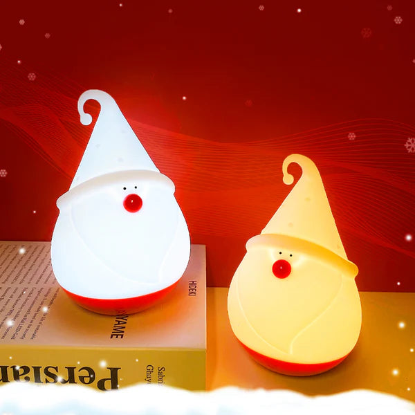 Silicone Snowman Santa Lamp - 0