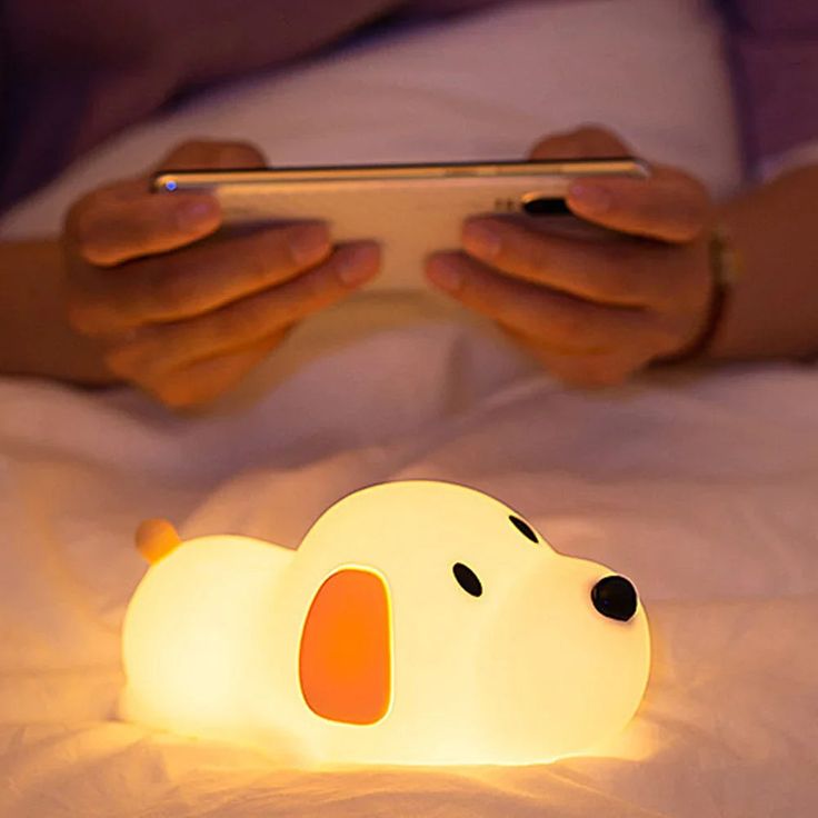 Cute Puppy Soft Silicone USB Rechargeable - 0