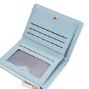 Small Classic Bi-Fold Women’s Wallet – Slim Purse with 4 Card Slots, Coin Zipper Pocket, Long Bill-6