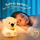 Bear Night Light for Kids,16 Colour Changing Baby Night Light-6