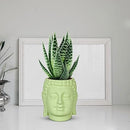 Small Buddha 3.5" Ceramic Pots for Indoor Planters, Flower Pots, Succulent-1