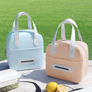 Compact Insulated Lunch Bag – Reusable Lunch Tote with Top Handles, Lightweight Thermal Lunch Purse for Work, Office, Picnic & Travel-4