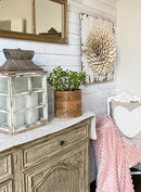 Large Mango Wood Cachepot for Plants-5