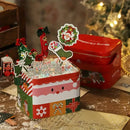 Santa Claus Christmas Candy Box with Handle Cookies Biscuit Case for Candy Cookies Gifts (PACK OF 1)-6