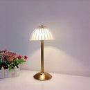 Crystal Brass Base Rechargeable Table Lamp-8