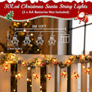 LED Christmas Santa Claus Fairy String Lights-8