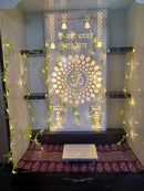 Leaf Curtain LED String Light,- Ideal for Bedroom, Garden, Birthday & Festive Decor (Warm White)-3