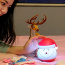 Santa Night Light for Kids,7 Colour Changing Baby Night Light-4