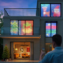 Smart 400 LED Curtain Lights - Bluetooth, Music Sync, Custom Patterns & Text, RGB Colors-2