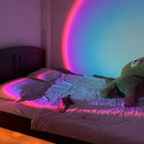 Sunset Lamp Projection Lamp Night Light, 360 Degree Rotation Romantic 16 Colors Changing Night Light With Remote For Adults, Photography, Vlog, Selfie, Party, reels etc.-12