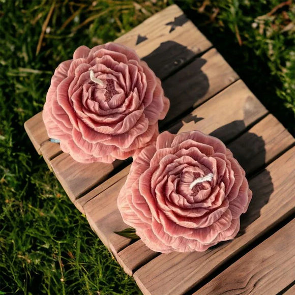 Rose Scented Candle - Pack of 3