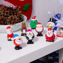 Cute Twistable Spring Santa & Snowman Set - Battery-Free Walking Toys, Perfect for Party Gifts- ( SET OF 6)-1