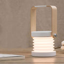 4-in-1 Foldable Table Lamp, USB Rechargeable LED Light, Wooden Handle Portable Lantern Light and Flashlight-11