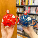 Creative Cartoon Santa Claus Ceramic Coffee Mug (Any One)-3