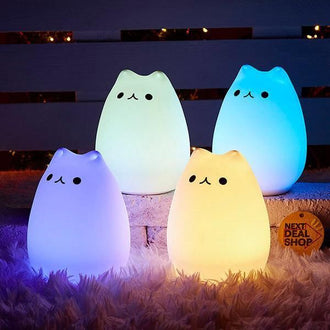 Kitty Silicone Cute Night Light - 0
