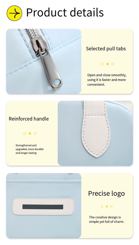 Compact Insulated Lunch Bag – Reusable Lunch Tote with Top Handles, Lightweight Thermal Lunch Purse for Work, Office, Picnic & Travel