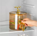 Beverage Dispenser  Gold Accents-3